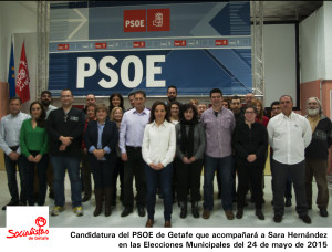 PSOE Getafe elecciones 2015 Sara Hernández
